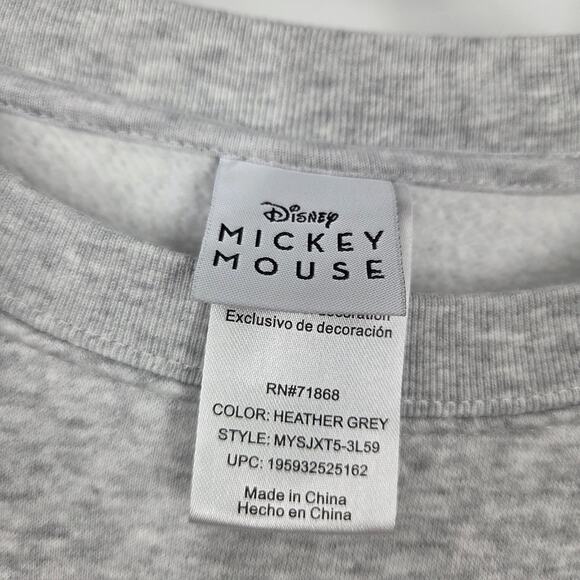 Disney Womens Size Medium Sweatshirt Mickey Mouse Destination Los Angeles - Picture 4 of 7
